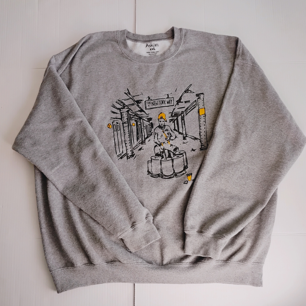 Askan NYC Oversized New York Grind Sweatshirt XXL